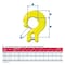 Grabiq Double Leg 7/32 in Adjstbl Chain Slng MG2-CL, 12ft L, 5500lb WLL G-7/32-MG2-CL-12 - alternate 4